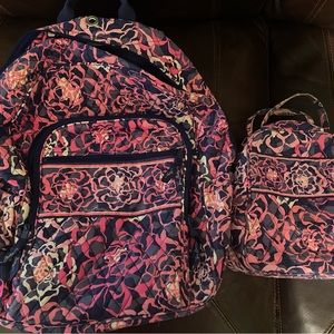 Vera Bradley school bag and lunch box
